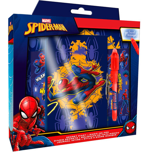 Jurnal secret Spiderman cu pix 23.5x22x5 cm [2]