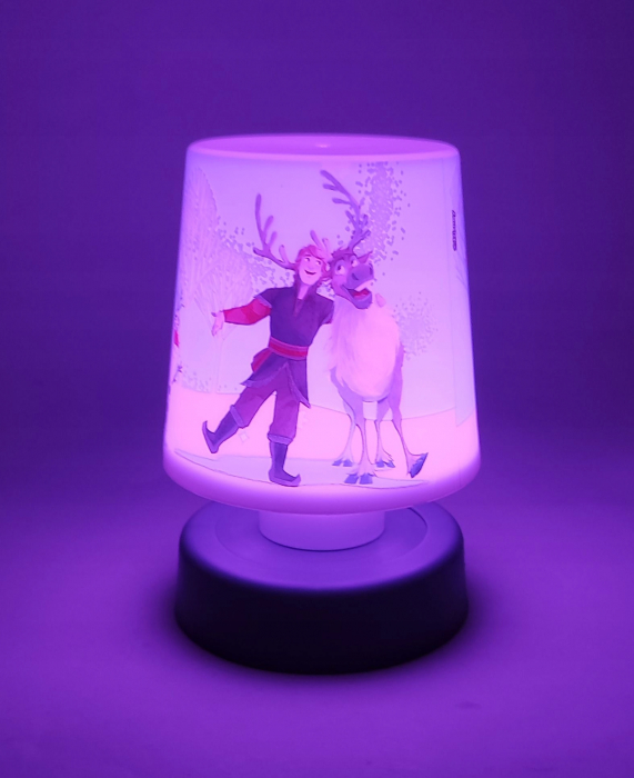 Lampa de veghe Frozen, Mov [3]