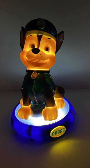 Lampa de veghe Paw Patrol Chase 3D, 25 cm [3]