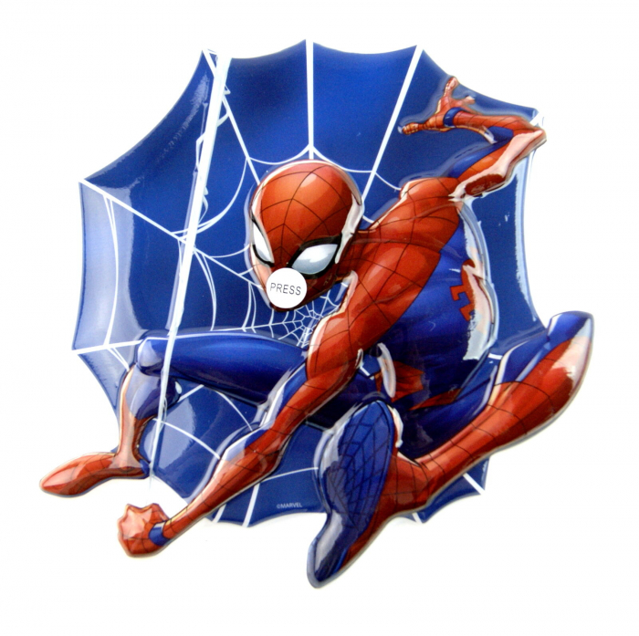 Sticker LED perete Spiderman 20x20 cm [1]