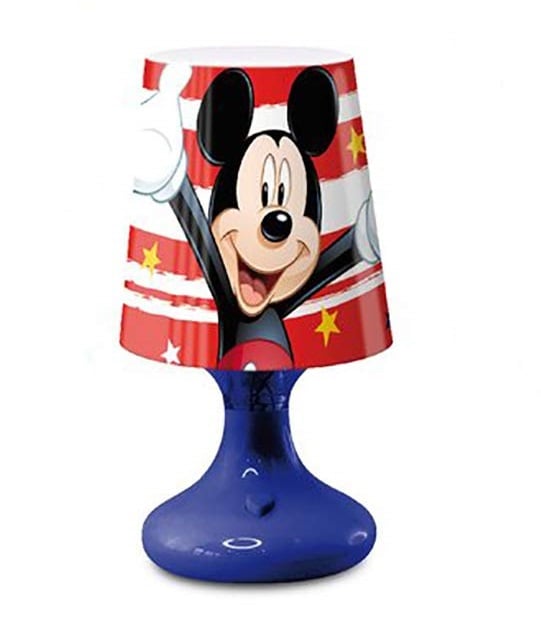 Lampa veghe mini led Mickey Mouse albastru 18.5 cm [2]