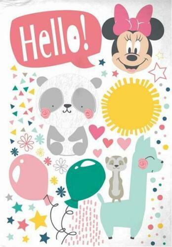 Lenjerie de pat bumbac Minnie Mouse Flower, 2 piese 100x135 cm, 40x60 cm [2]