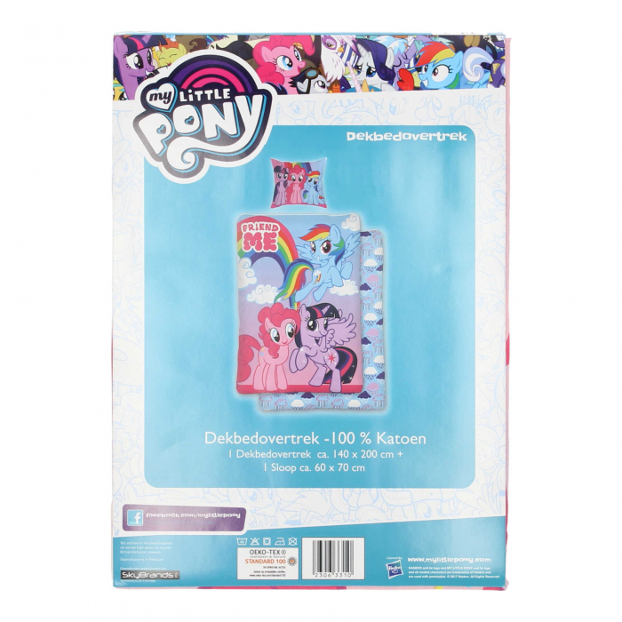 Lenjerii de pat copii, My Little Pony Friend Me, 2 piese 140x200 cm, 60x70 cm [2]