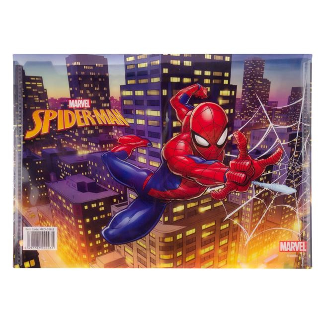 Mapa plastic cu capsa Spiderman, A4 33x24 cm [2]