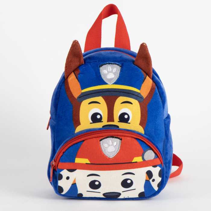 Mini Ghiozdan gradinita plus cu buzunar frontal Paw Patrol 22x18x12 cm [3]