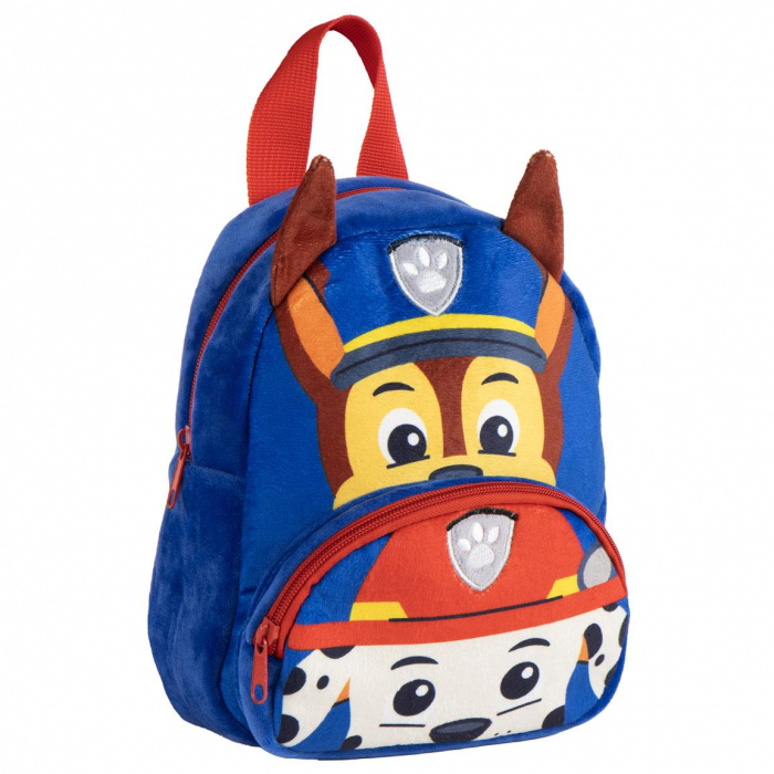 Mini Ghiozdan gradinita plus cu buzunar frontal Paw Patrol 22x18x12 cm [1]