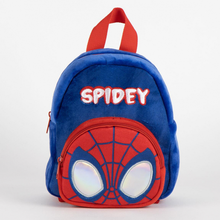 Mini Ghiozdan gradinita plus cu buzunar frontal Spiderman 22x18x12 cm [3]