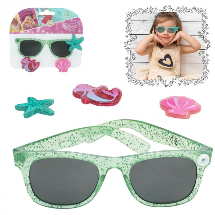 Ochelari soare cu charmuri, premium Disney Mica Sirena [4]