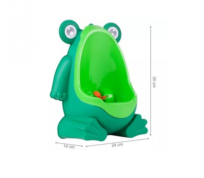 Olita tip Mini Pisoar Malplay pentru copii, Verde, 30 cm [4]