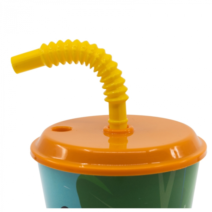 Pahar cu pai plastic Mikecrack, 430 ml [3]