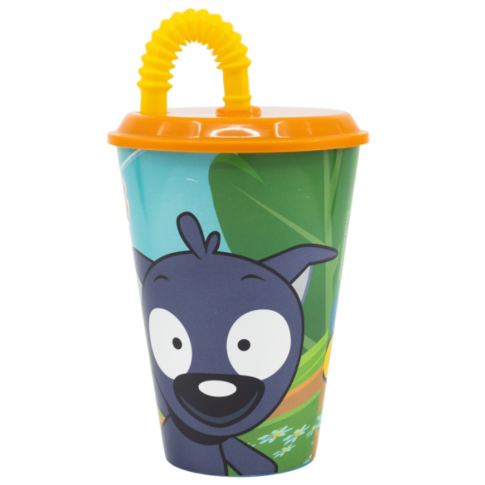 Pahar cu pai plastic Mikecrack, 430 ml [2]