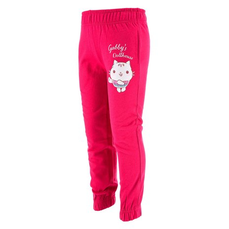 Pantaloni fucsia de trening cu mansete, Gabby's Dollhouse [3]
