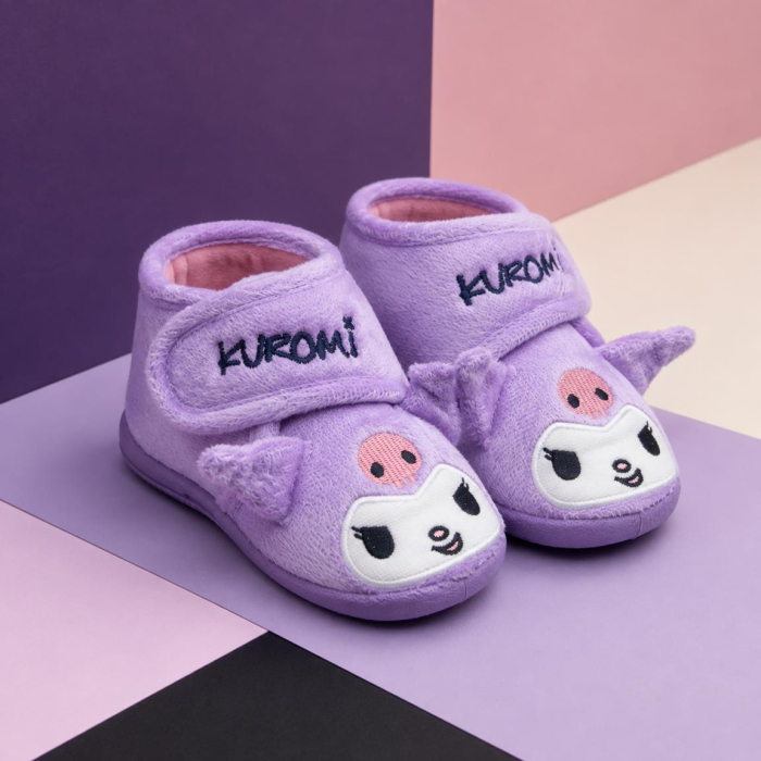 Pantofi de interior cu aplicații Hello Kitty Kuromi [7]