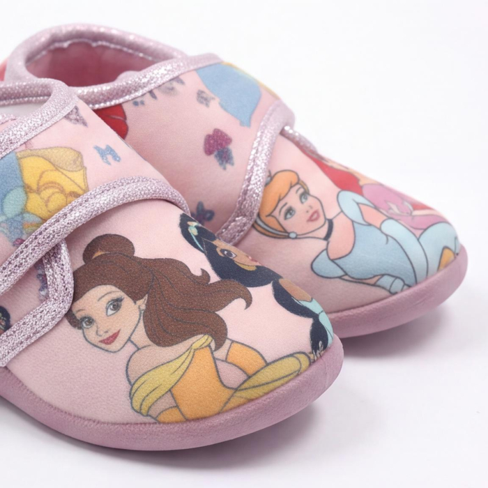 Pantofi de interior tip ghetuță cu design Prințesele Disney [4]