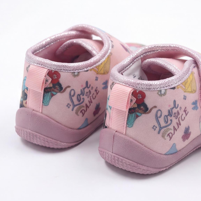 Pantofi de interior tip ghetuță cu design Prințesele Disney [5]