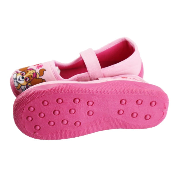 Pantofi de interior, Paw Patrol, roz, cu bareta elastica [2]