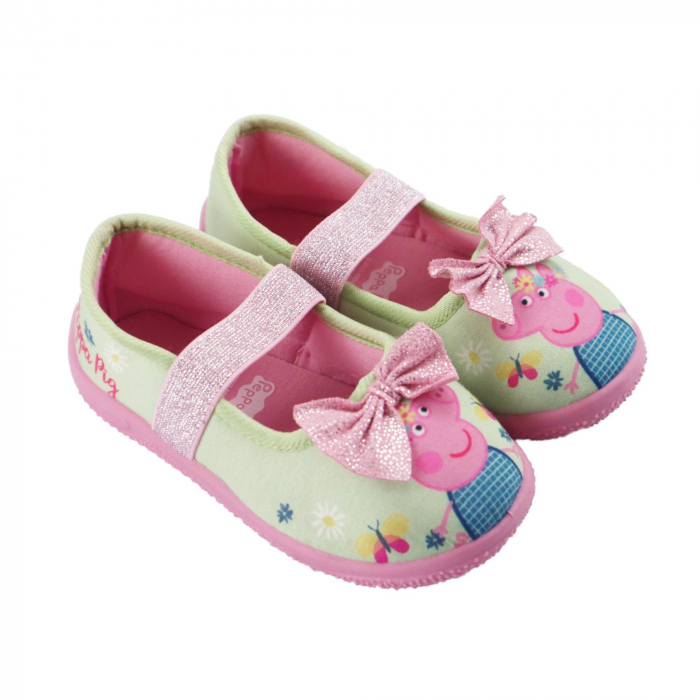 Pantofi de interior Peppa Pig, cu bareta elastica [5]