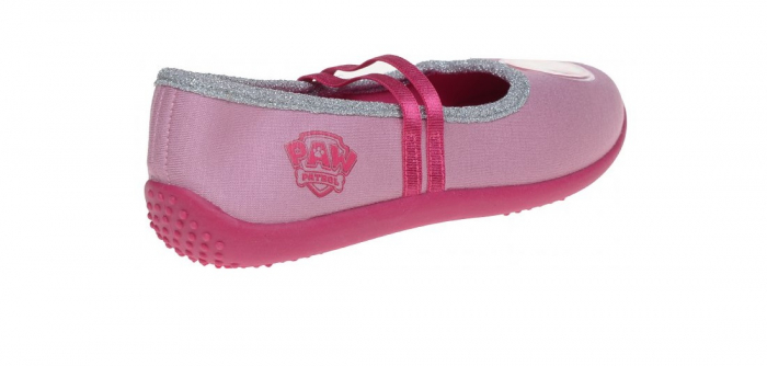 Pantofi de interior Paw Patrol Skye, cu bareta elastica, roz [2]
