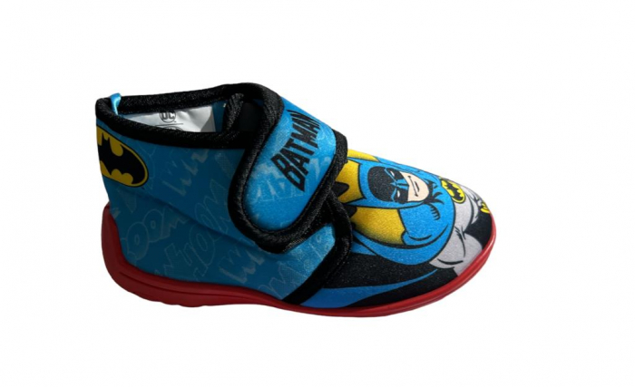 Pantofi interior cu inchidere tip arici Batman [2]