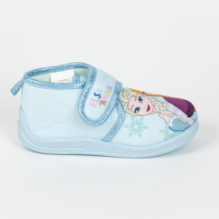 Pantofi interior cu inchidere tip arici Frozen Disney Elsa si Anna [2]