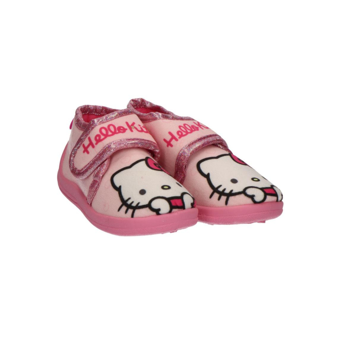 Pantofi interior cu inchidere tip arici Hello Kitty [2]