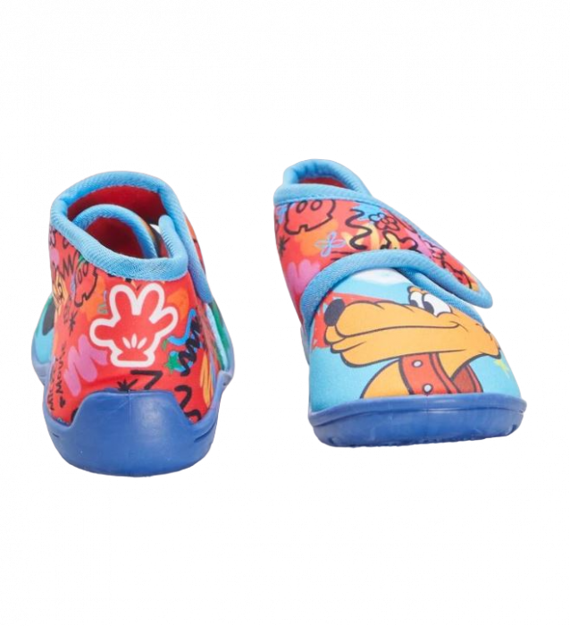 Pantofi interior cu inchidere tip arici Mickey si Pluto [5]