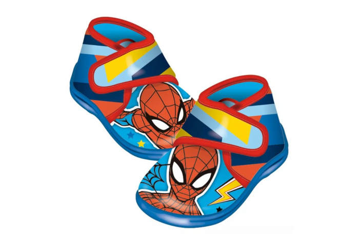 Pantofi interior cu inchidere tip arici Spiderman Fulger [1]