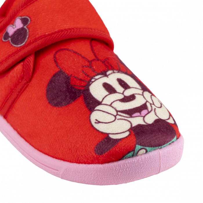 Pantofi interior cu inchidere tip arici Minnie Mouse [5]