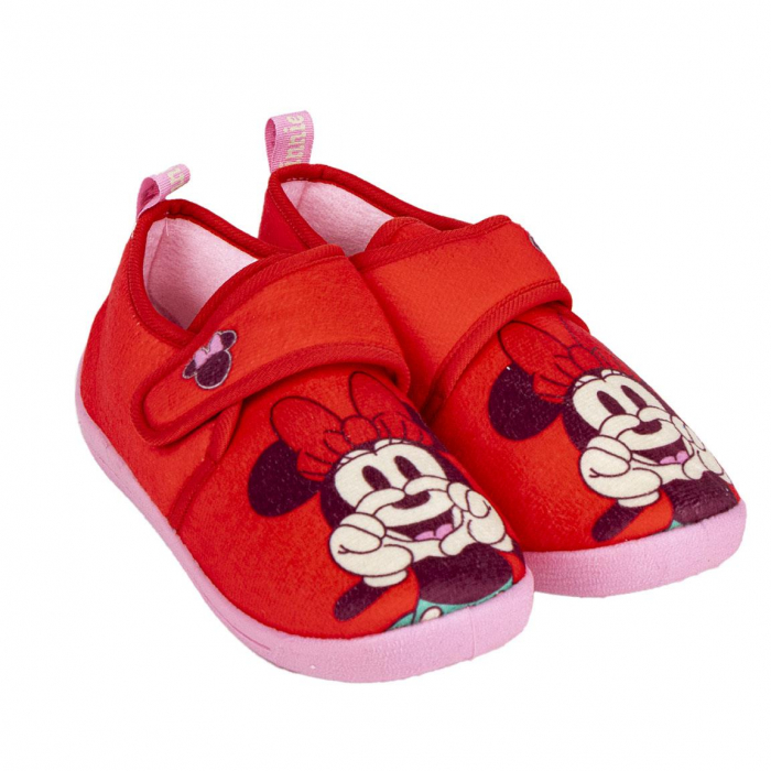 Pantofi interior cu inchidere tip arici Minnie Mouse [2]
