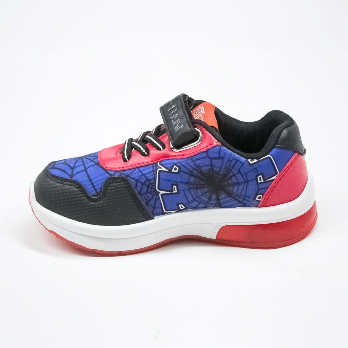 Pantofi sport cu lumini, design Spiderman [2]