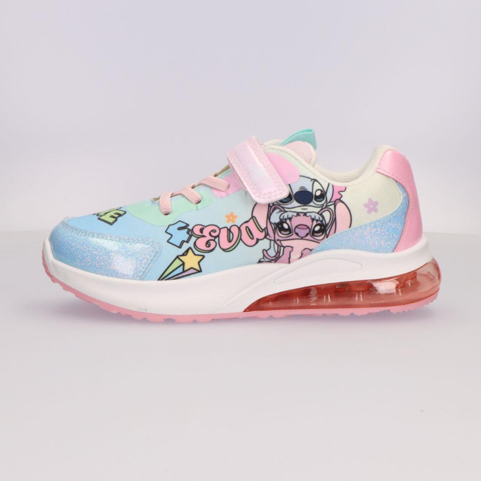 Pantofi sport cu lumini pentru fete, talpa PVC, Lilo si Stitch [4]