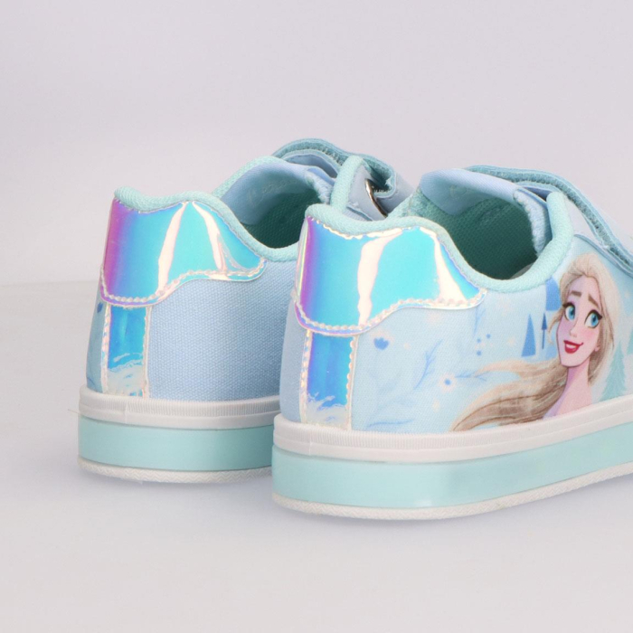 Pantofi sport cu lumini si inchidere cu arici, Frozen Disney [5]