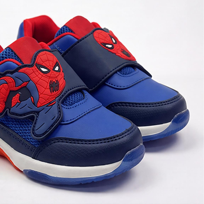Pantofi sport cu lumini și talpă TPR, Spiderman [4]