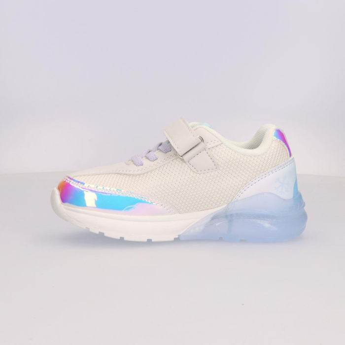 Pantofi sport cu panza si talpa TPR cu lumini Frozen Elsa si Olaf [2]