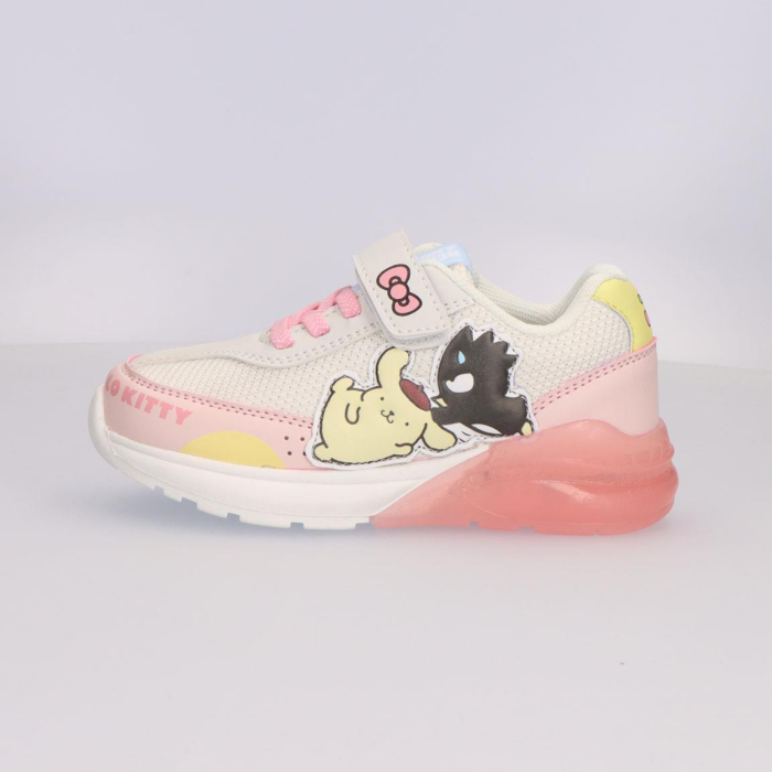 Pantofi sport cu panza si talpa TPR cu lumini Hello Kitty [4]