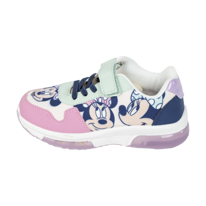 Pantofi sport cu talpa PVC si lumini, Minnie Mouse [5]