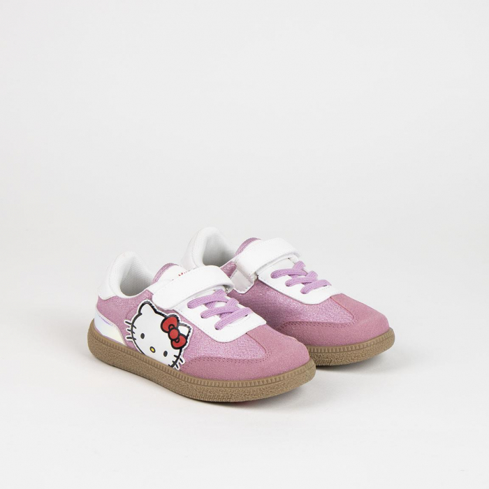 Pantofi sport cu talpa TPR si imprimeu Hello Kitty [4]