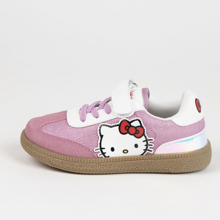 Pantofi sport cu talpa TPR si imprimeu Hello Kitty [6]