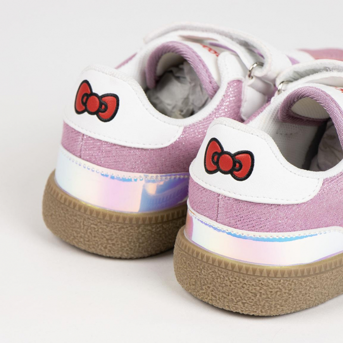 Pantofi sport cu talpa TPR si imprimeu Hello Kitty [5]