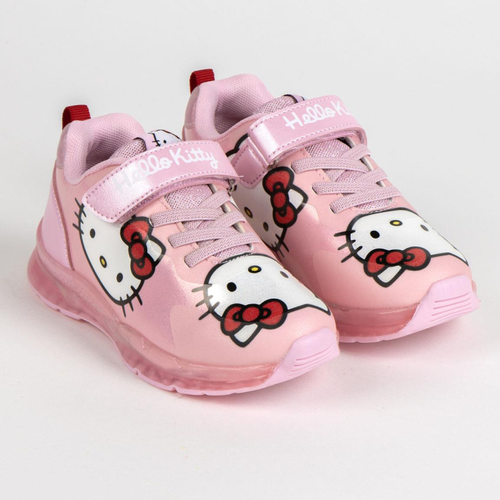 Pantofi sport cu talpa TPR si lumini, Hello Kitty [4]