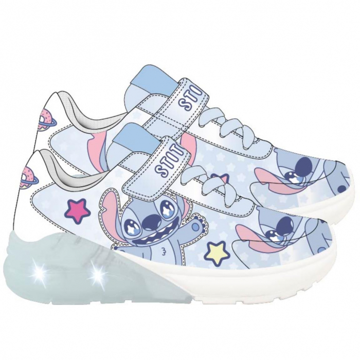 Pantofi sport cu talpa usoara EVA si lumini Lilo & Stitch Stars [4]