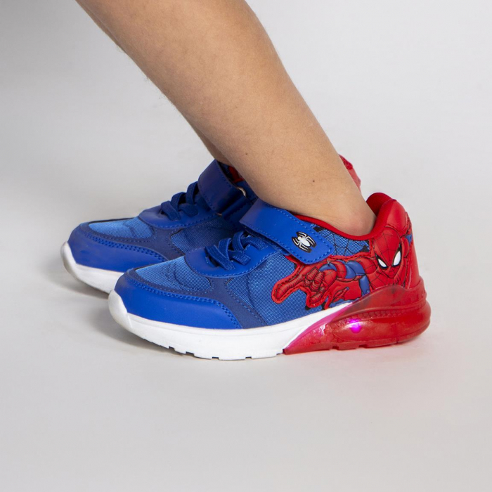 Pantofi sport, cu talpa usoara si lumini Spiderman [4]