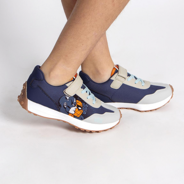 Pantofi sport, inchidere cu siret si arici, talpa TPR, Marvel [6]
