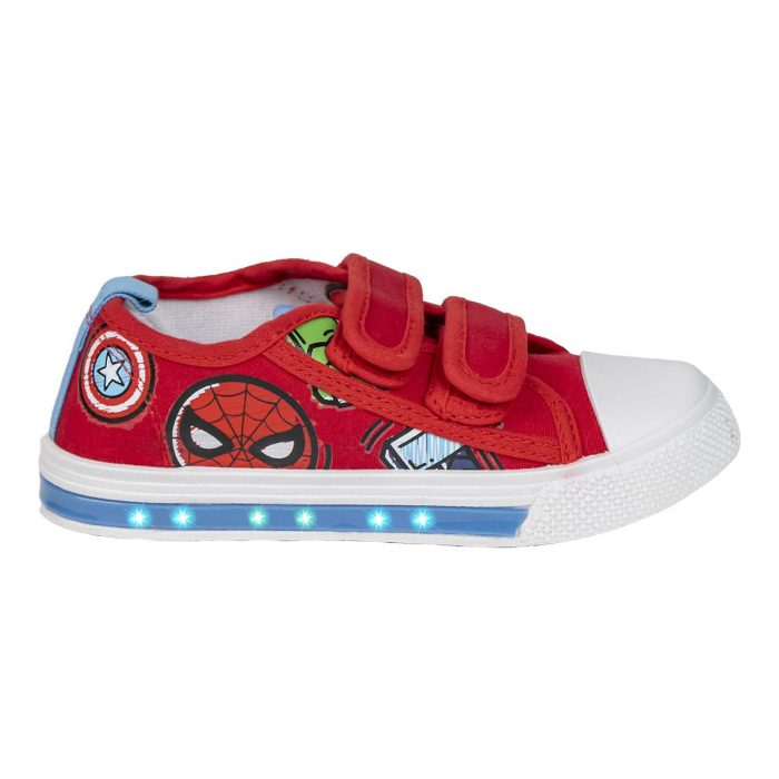 Pantofi sport panza cu lumini si inchidere cu arici, Spiderman [1]