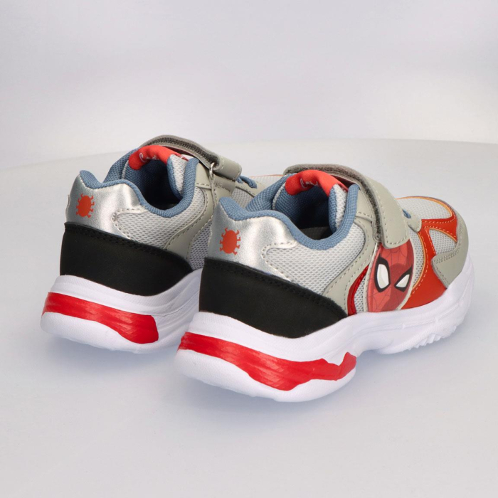 Pantofi sport panza, cu talpa usoara si lumini Spiderman [6]