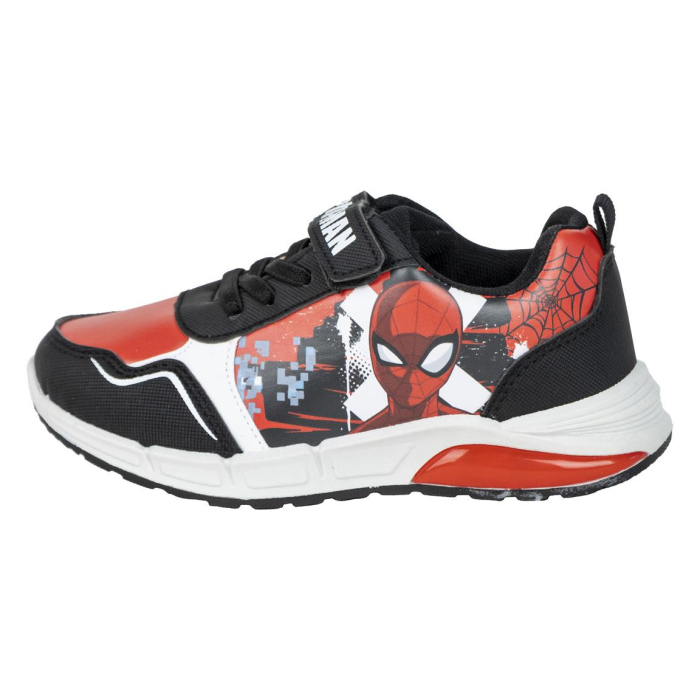 Pantofi sport pentru baieti cu talpa din PVC și lumini Spiderman [6]