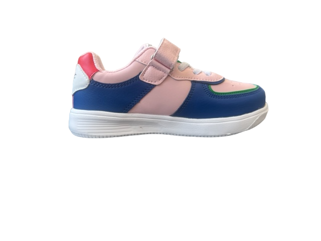 Pantofi sport pentru copii, material piele ecologica, roz/mov [2]