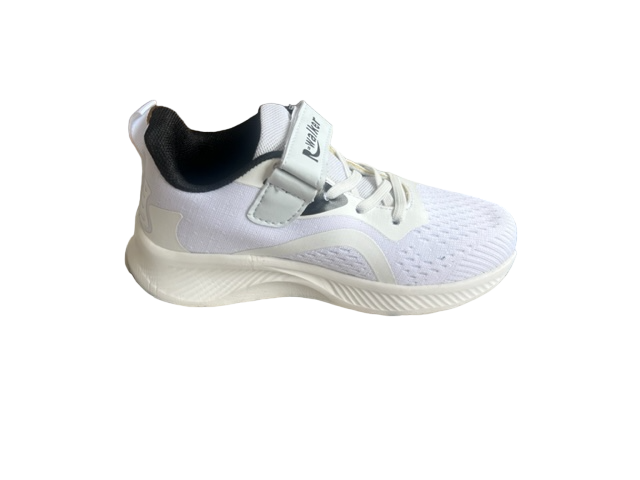 Pantofi sport pentru copii, material textil, alb [5]