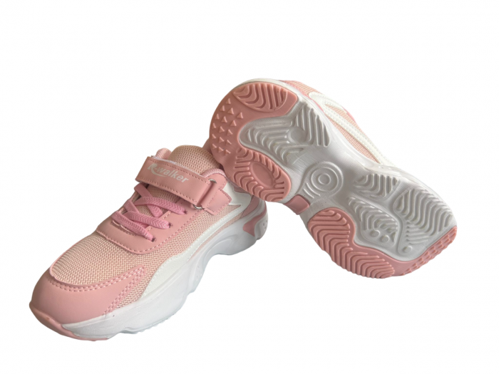Pantofi sport pentru copii, material textil, Pink [5]