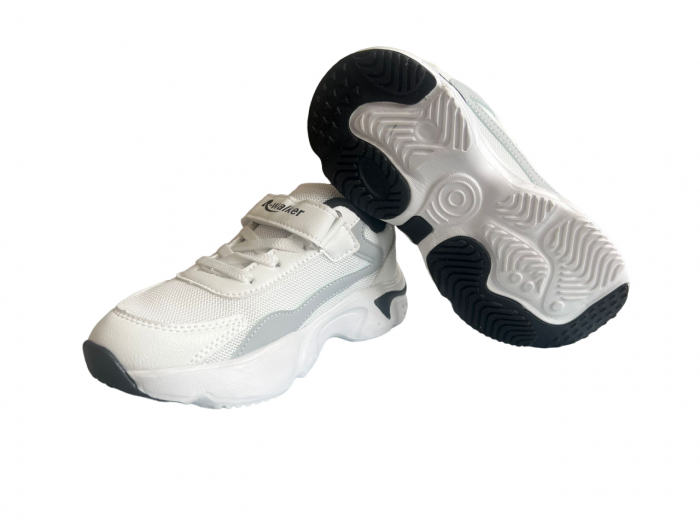 Pantofi sport pentru copii, material textil, White [3]